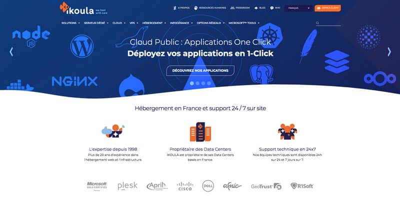 Hébergement web Ikoula