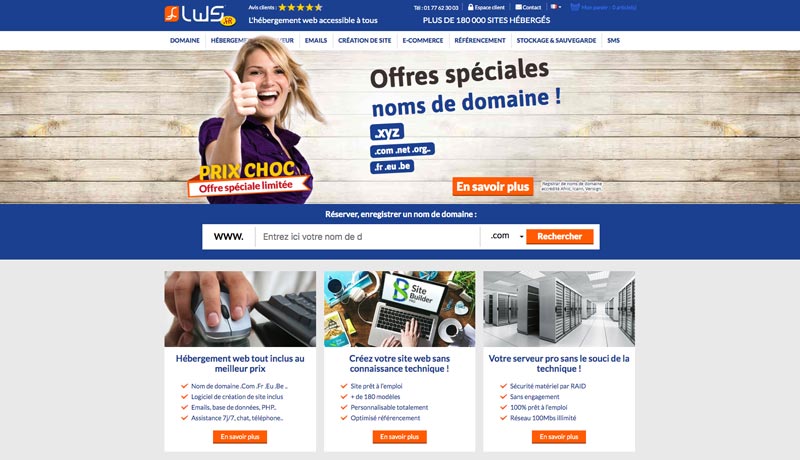 Hébergement web LWS
