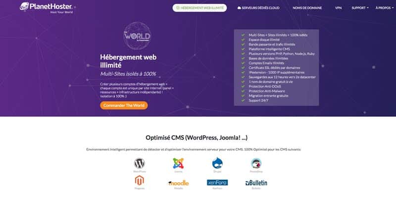 Hébergement Magento Planethoster