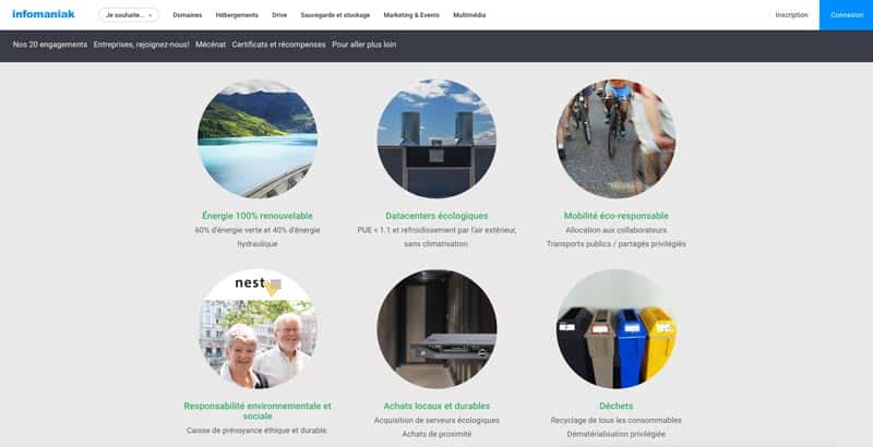 Infomaniak Écologie